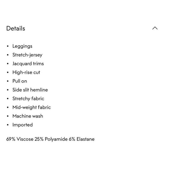 WOLFORD Jacquard-trimmed stretch leggings XS - Picture 9 of 13